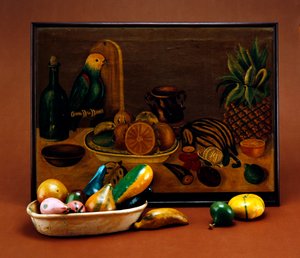 Nature morte, milieu du XIXe siècle - Mexican School